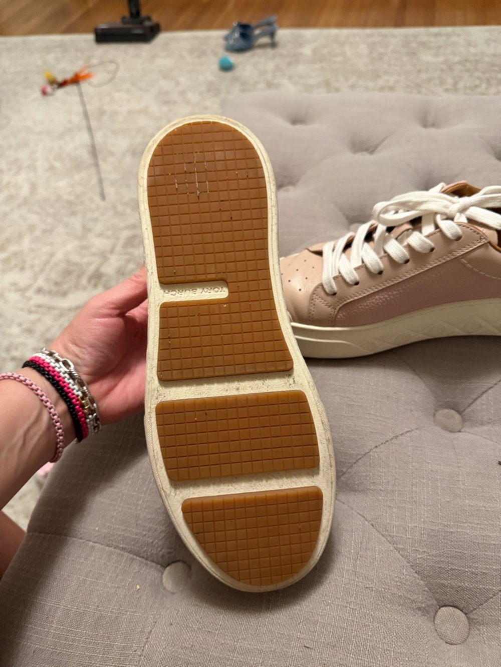 Tory Burch Pink Ladybug sneaker - Picture 6 of 7